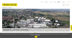 Desktop Screenshot of fraenkische.com